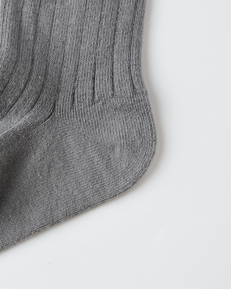 Ribbed Socks | Brown, Dusty Blue | Rylee & Cru