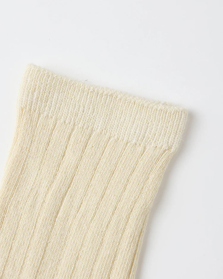 Ribbed Socks | Black, Antique | Rylee & Cru