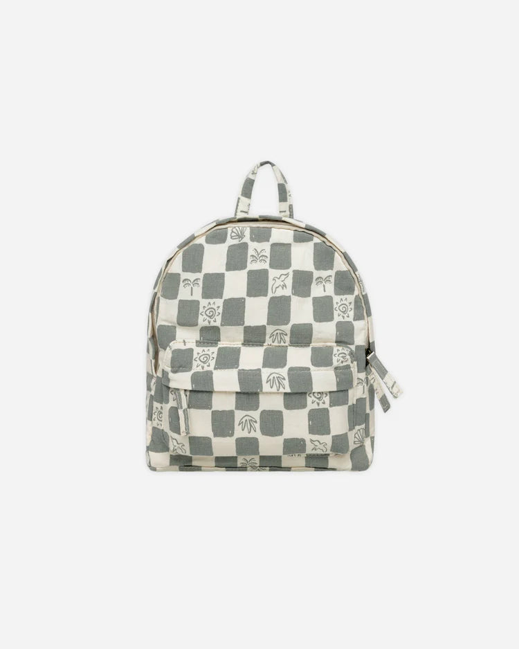 Mini Backpack | Coastal Check | Rylee & Cru