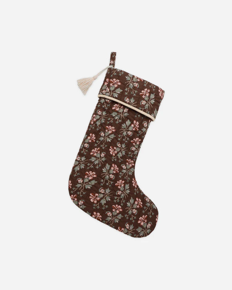 Christmas Stocking | Winter Floral | Rylee & Cru