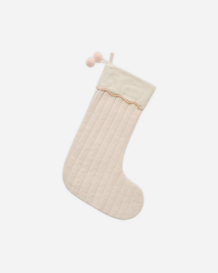 Christmas Stocking | Petal Gingham | Rylee & Cru
