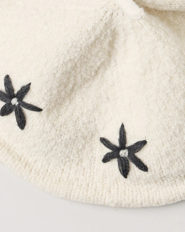 Tulip Beret | Midnight Daisies | Rylee & Cru