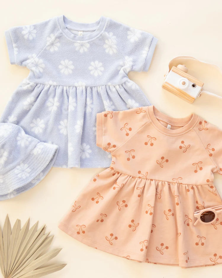 Raglan Dress | Periwinkle Daisy | Rylee & Cru