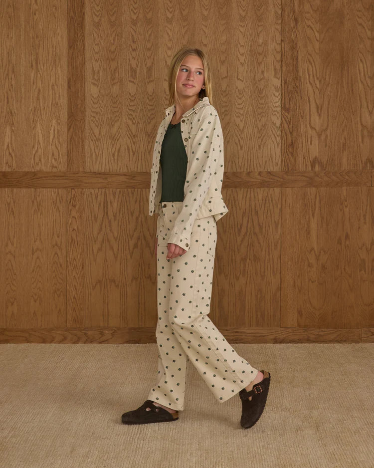 Baggy Wide Leg Denim | Mini Daisy | Rylee & Cru