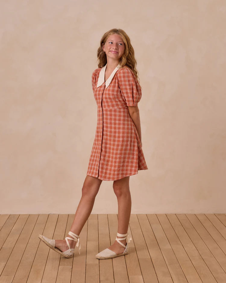 Del Mar Dress | Poppy Check | Rylee & Cru