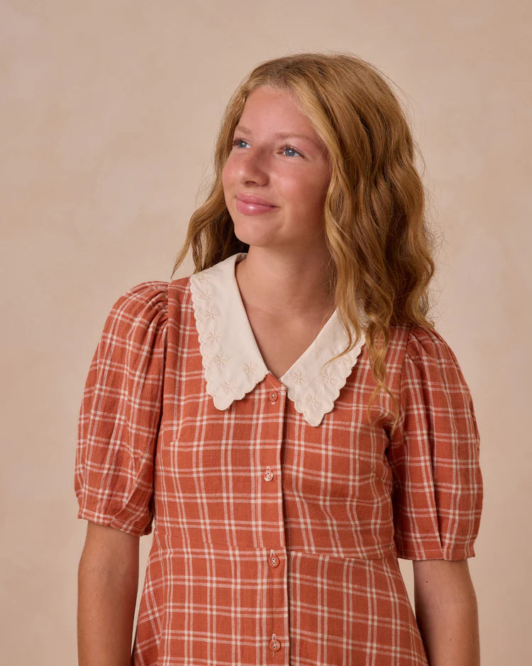 Del Mar Dress | Poppy Check | Rylee & Cru