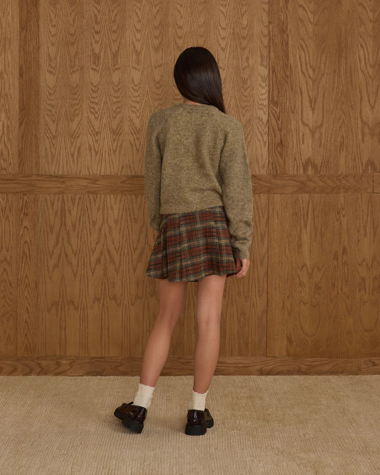 Teen Fuzzy Cardigan | Evergreen | Rylee & Cru