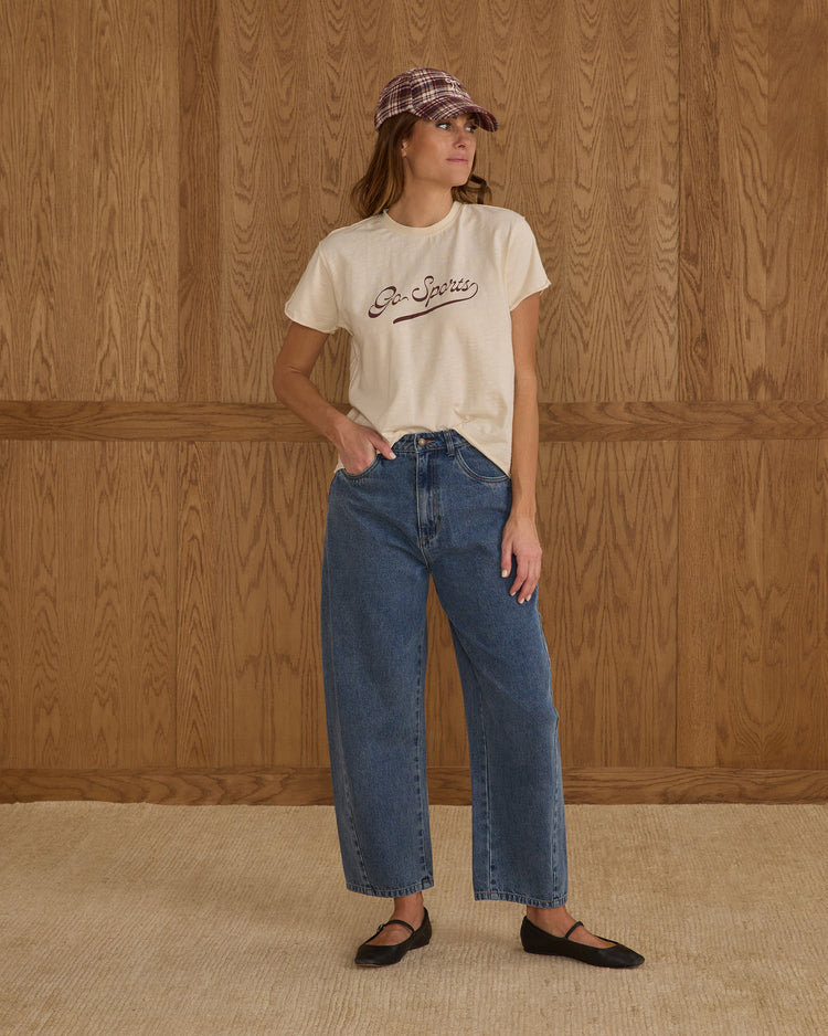 Barrel Pant | Indigo Denim | Rylee & Cru