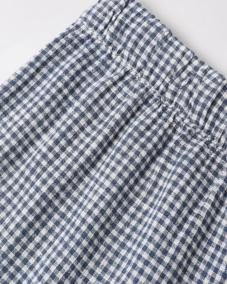 Juniper Set | Marine Gingham | Rylee & Cru