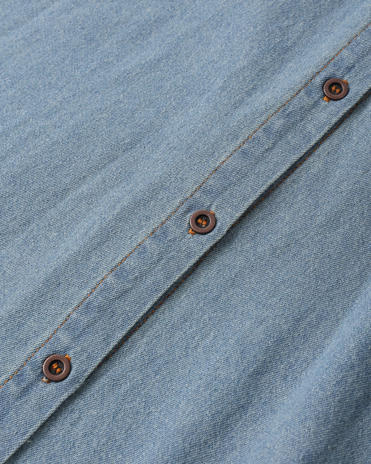 Women's Adria Dress | Washed Blue | Rylee & Cru