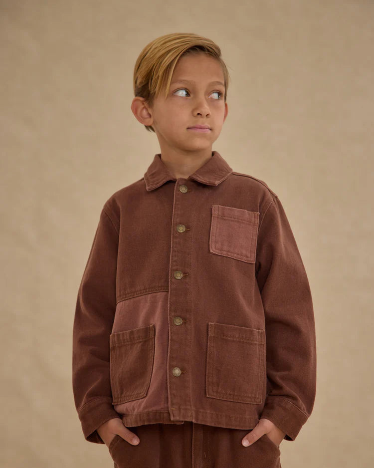 Denim Jacket | Brown | Rylee & Cru
