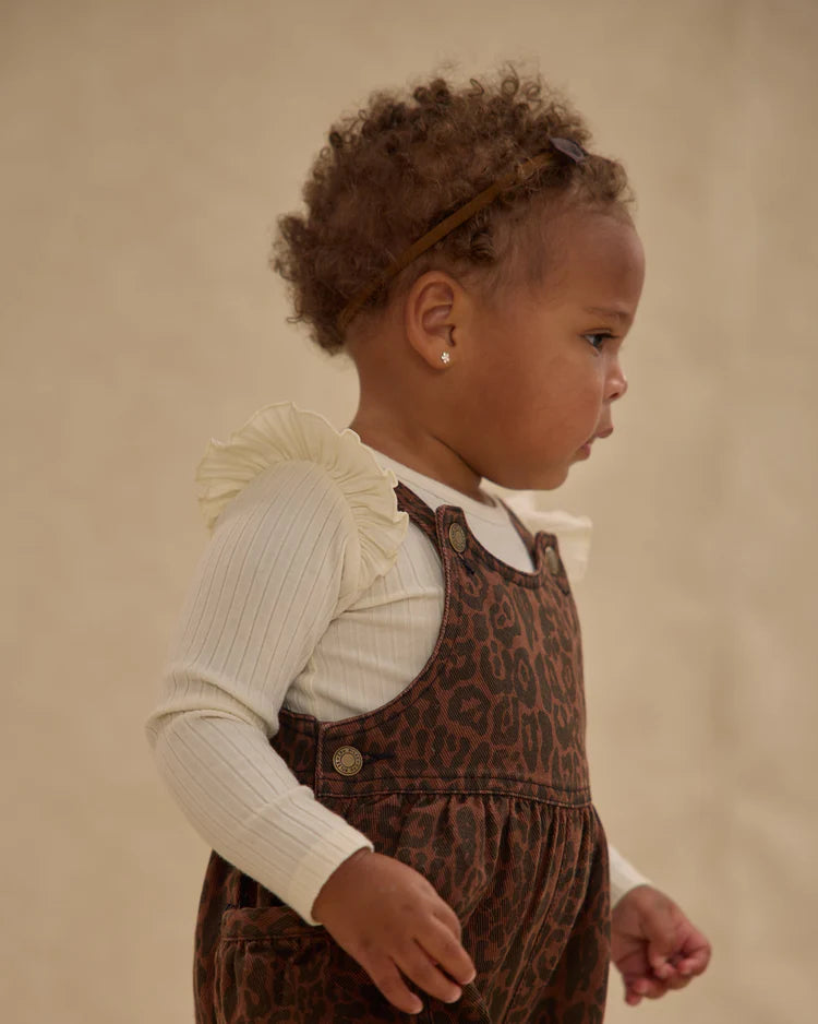 Shoulder Ruffle Bodysuit | Ivory | Rylee & Cru