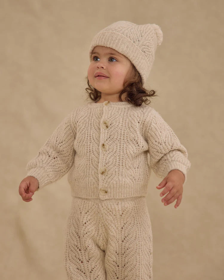Beanie | Heathered Oatmeal | Rylee & Cru