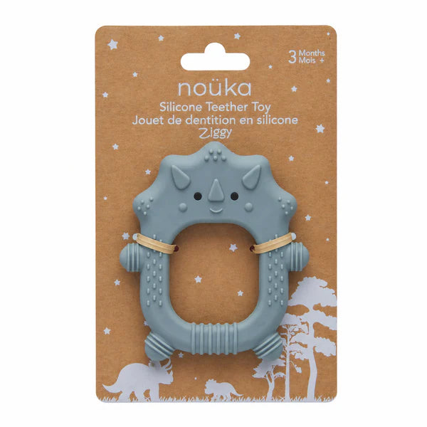Silicone Teether Toy | Ziggy the Dino | Nouka