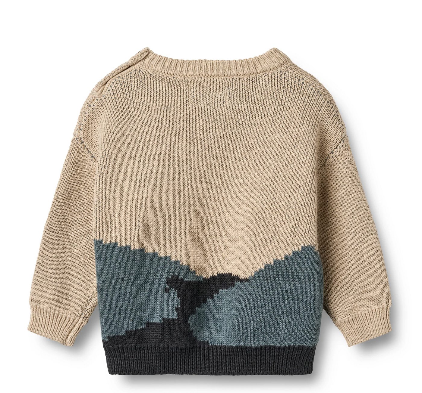 Jaquard Pullover William | Warm Sand | Wheat Clothing