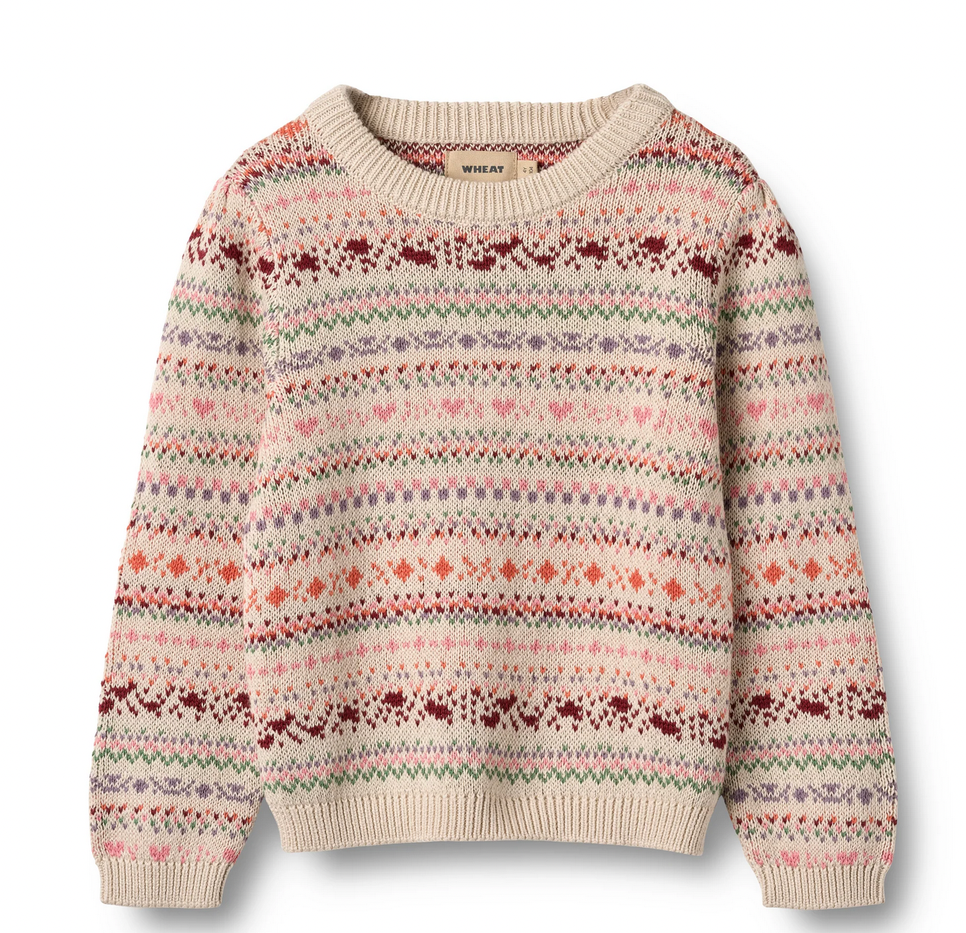 Jacquard Pullover | Olga | Wheat Kids