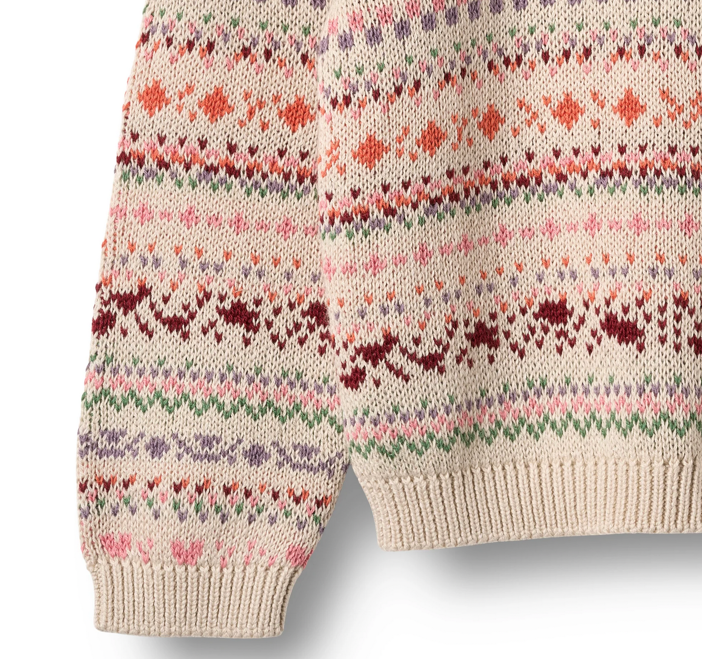 Jacquard Pullover | Olga | Wheat Kids