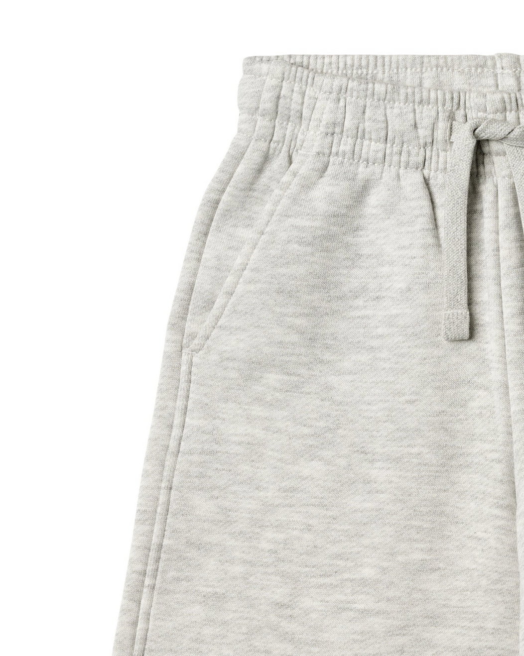 Sweatpants Straight Cruz | Light Melange Grey | Wheat Kids
