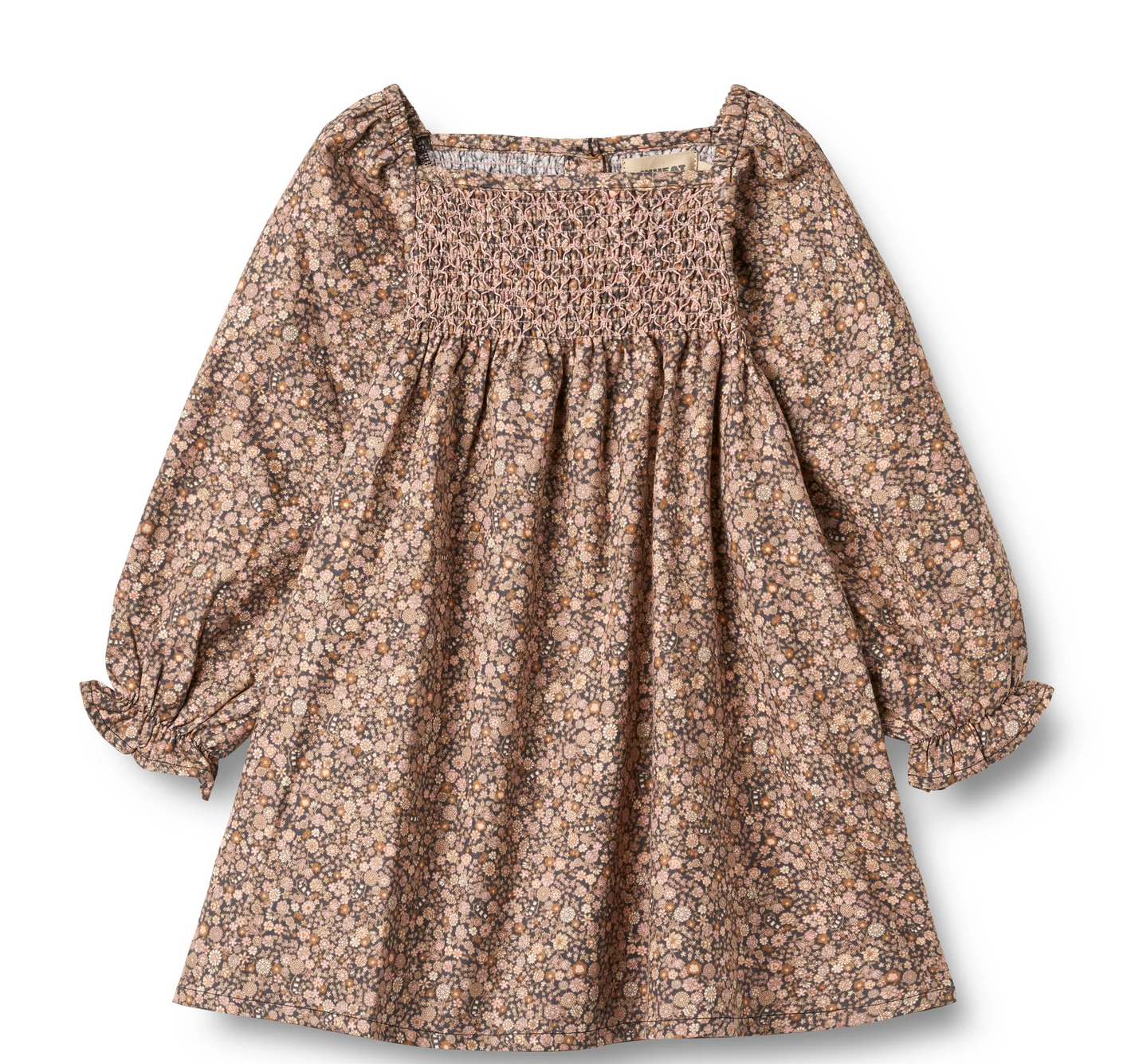 Long Sleeve Bella Dress | Black Sea Garden | Wheat Clothing