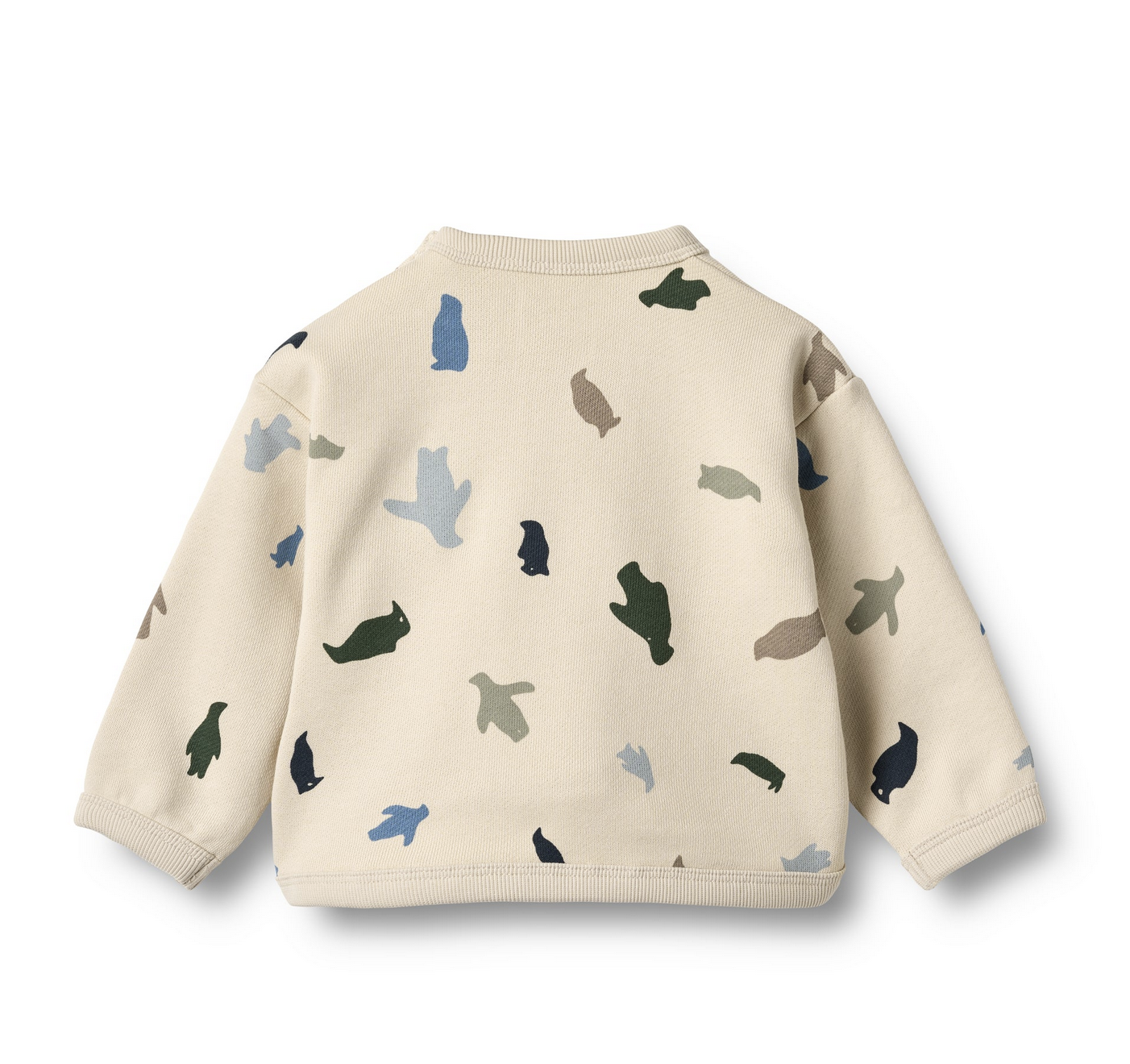 Sweatshirt Emery | Off-White Penguins | Wheat Clothing