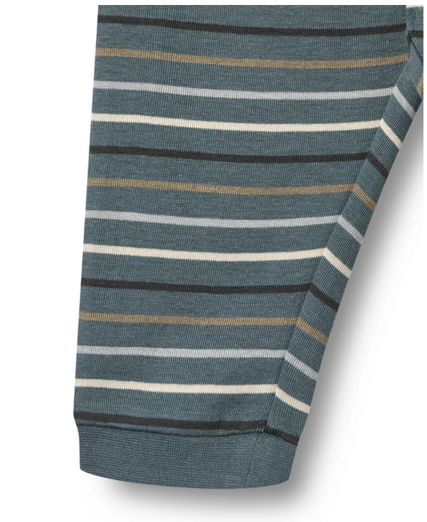 Jersey Pants Leo | Blue Multi Stripe | Wheat Clothing