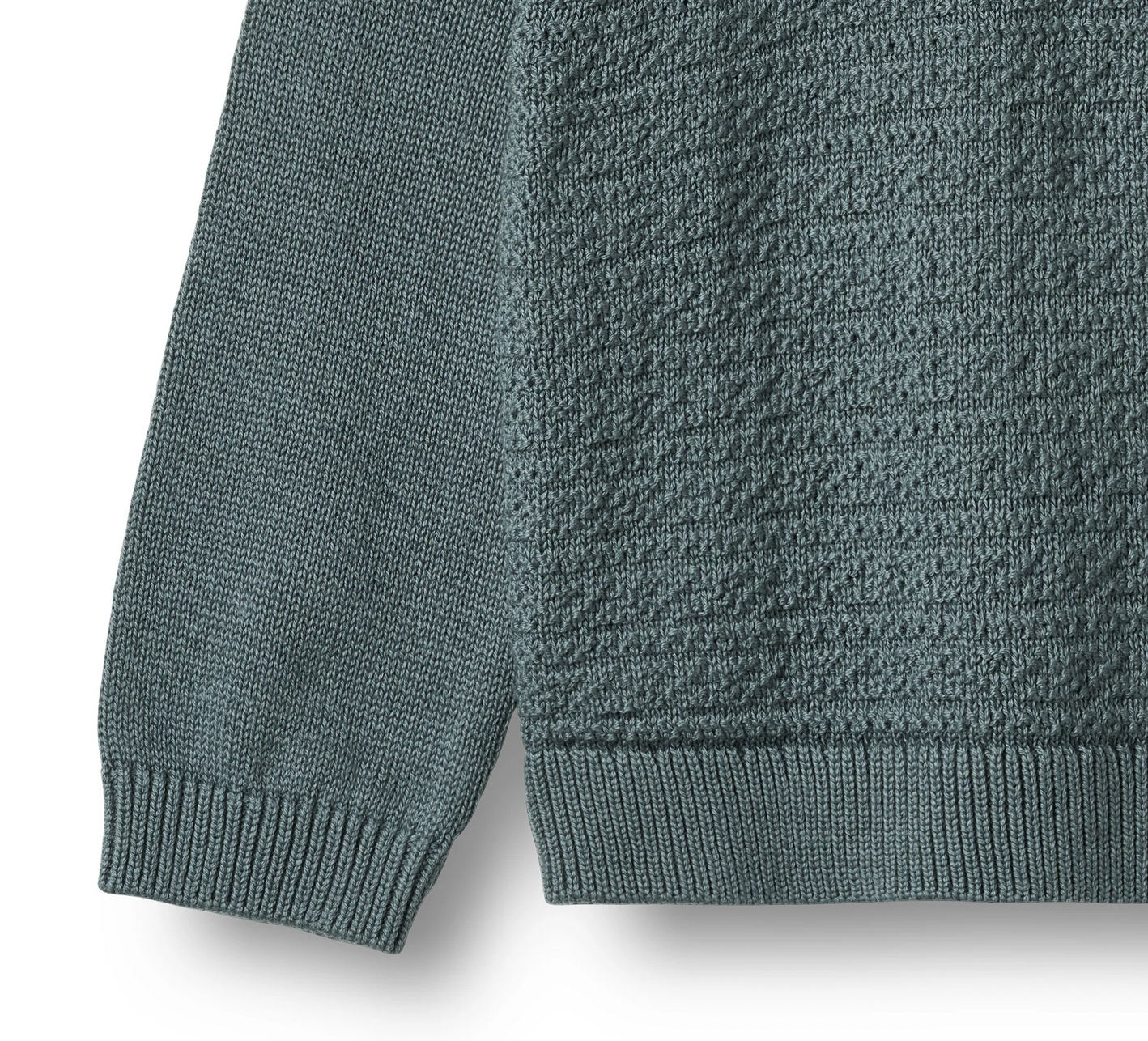 Knit Pullover Borris | Stormy Weather | Wheat Clothing
