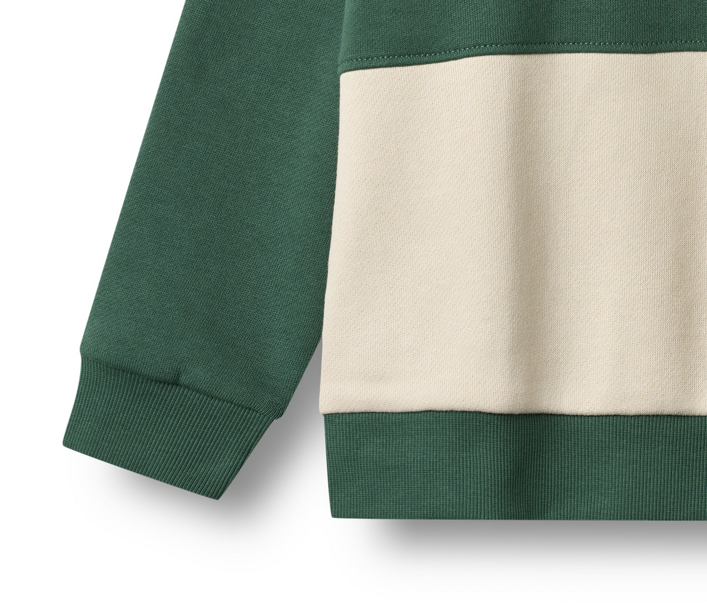 Sweatshirt Steff | Kale | Wheat Clothing