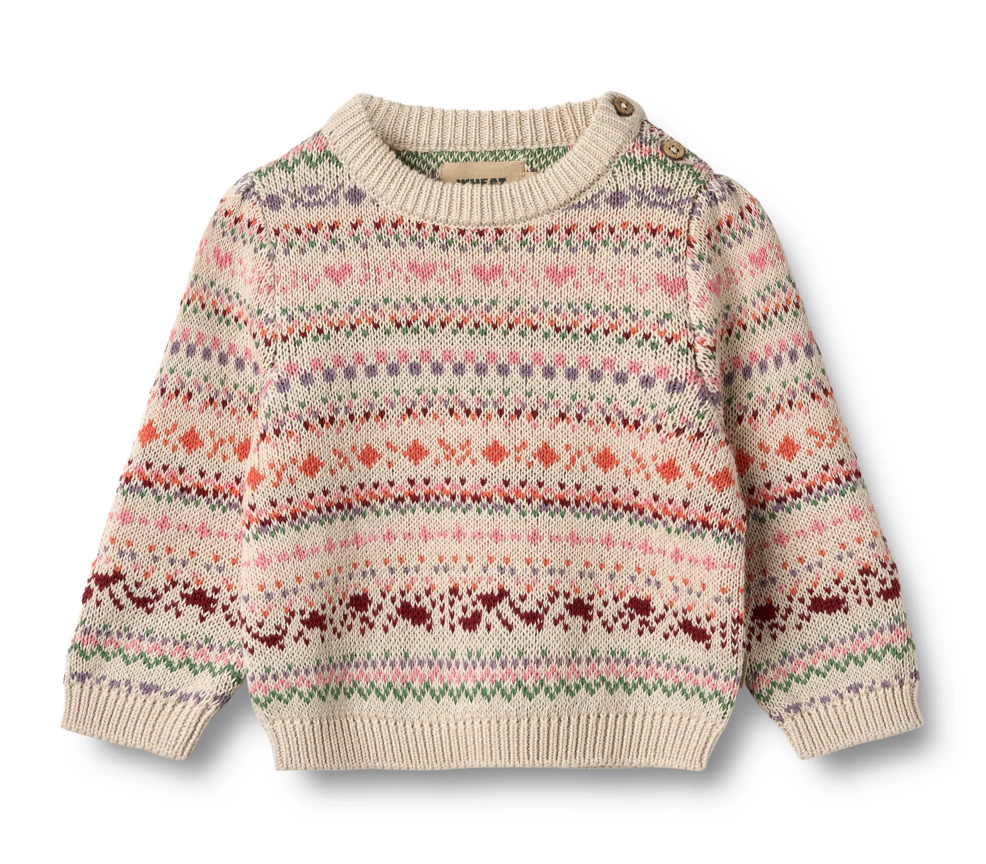 Jacquard Pullover | Olga | Wheat Kids