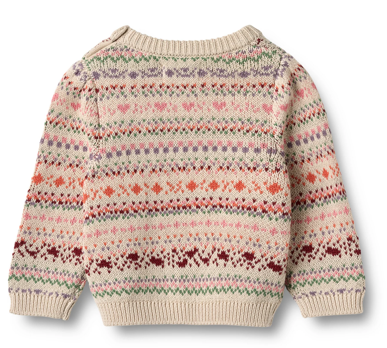 Jacquard Pullover | Olga | Wheat Kids