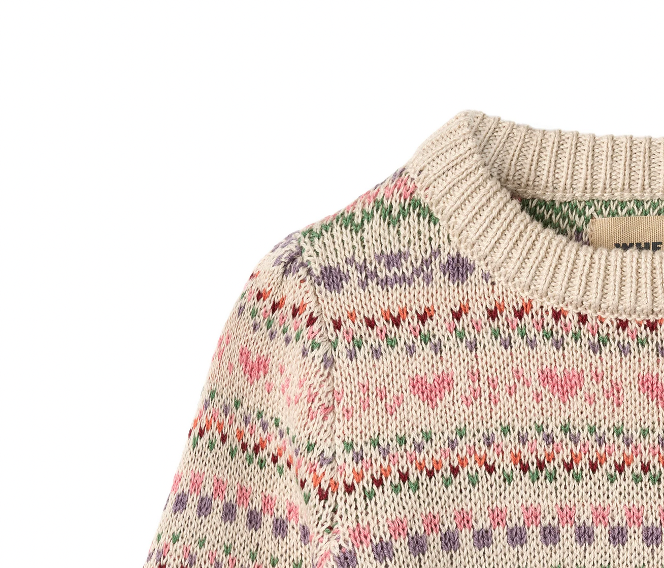 Jacquard Pullover | Olga | Wheat Kids