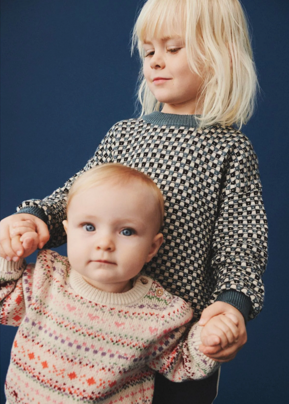 Jacquard Pullover | Olga | Wheat Kids