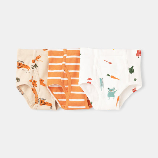Boys Basic Briefs 3 pack | Rise Little Earthling |
