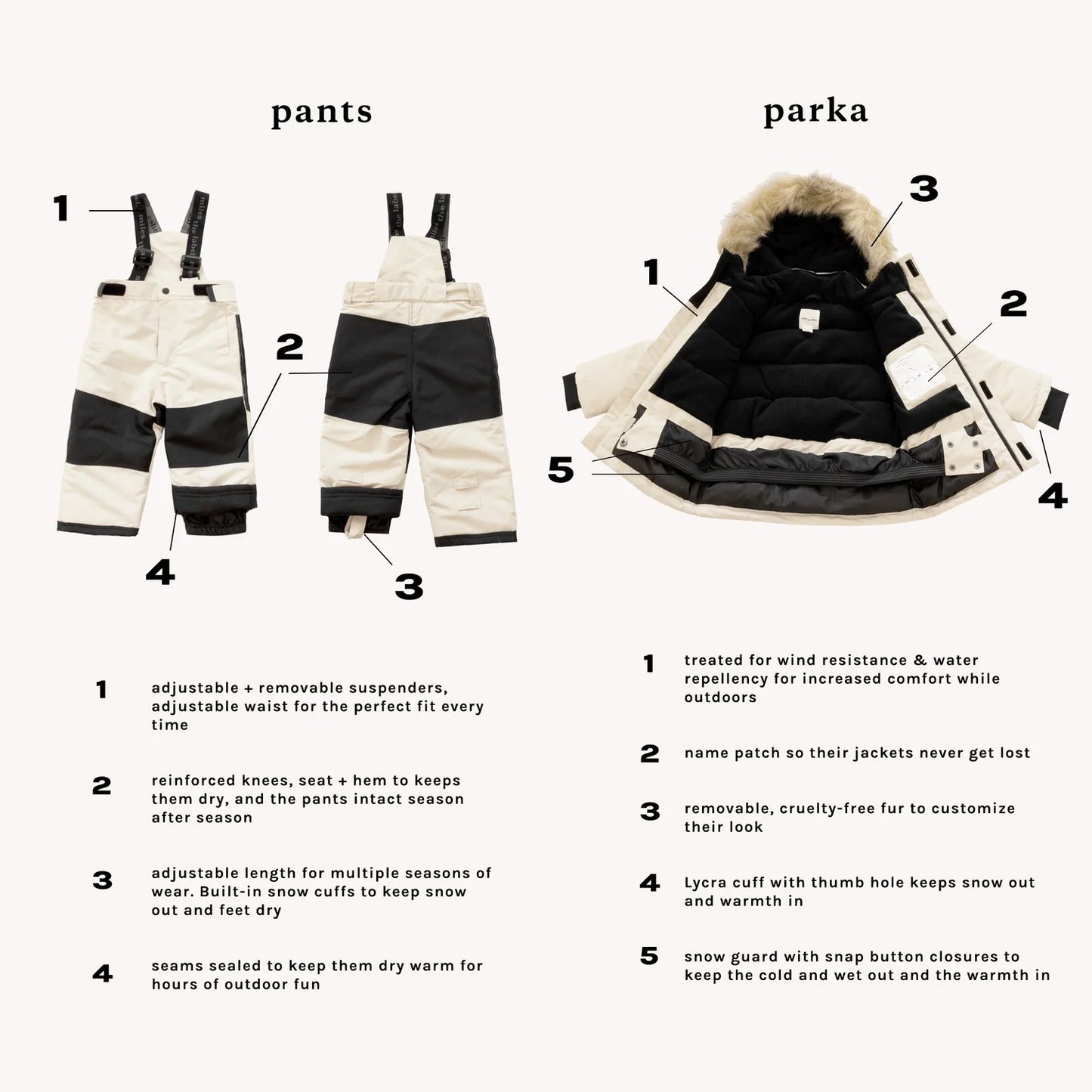 Black Snowpants | Miles The Label