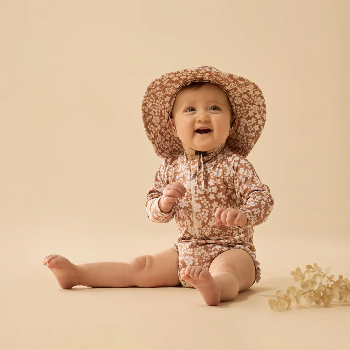 Hazel Floral Swim Sun Hat | Wilson + Frenchy