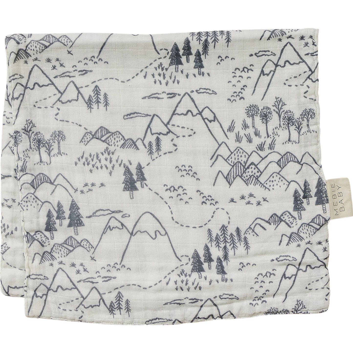 Summit Muslin Burp Cloth | Mebie Baby