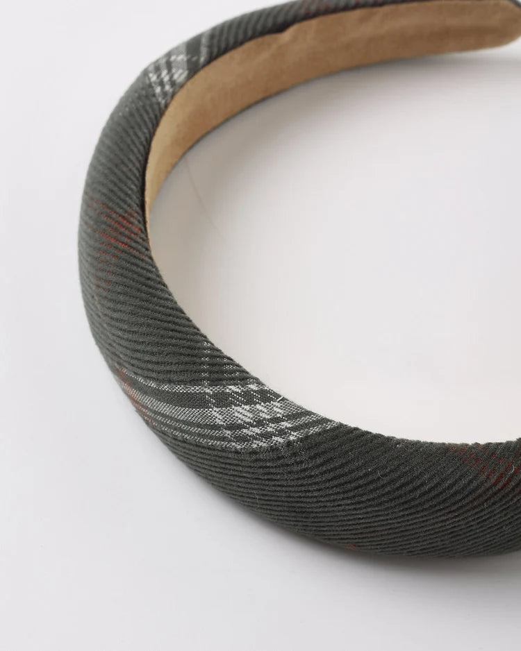 Padded Headband | Holiday Plaid | Rylee & Cru