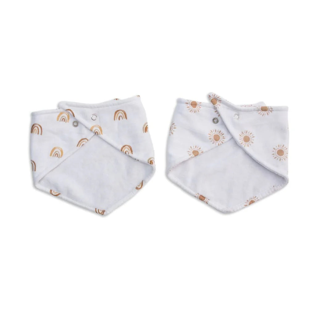 Bandana Bibs | Rainbow & Suns | Lulujo