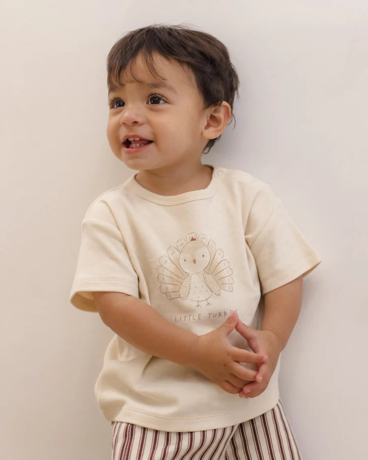 Boxy Tee | Little Turkey | Quincy Mae