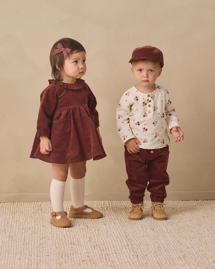 Simone Dress | Black Cherry | Quincy Mae