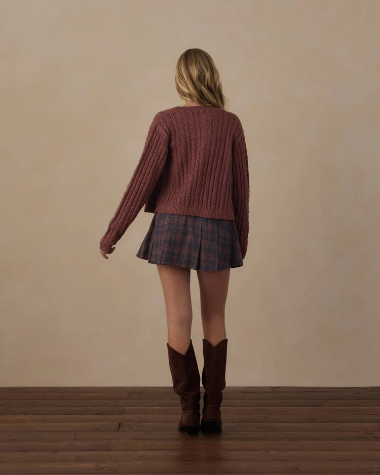 Teen Cheyenne Cardigan | Mulberry | Rylee & Cru