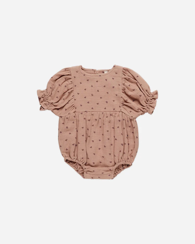 Cosette Romper | Hearts | Quincy Mae