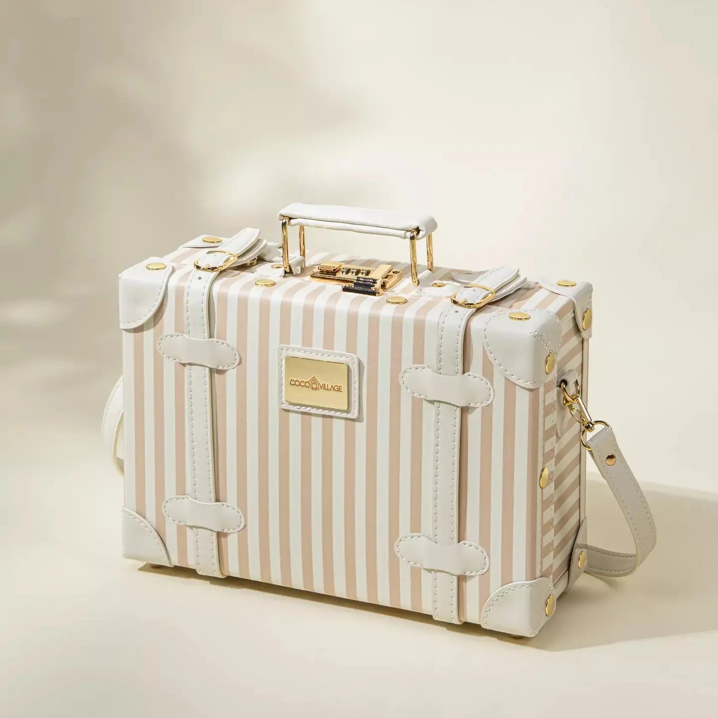 Vegan Leather Play Suitcase | Sable | Coco Village