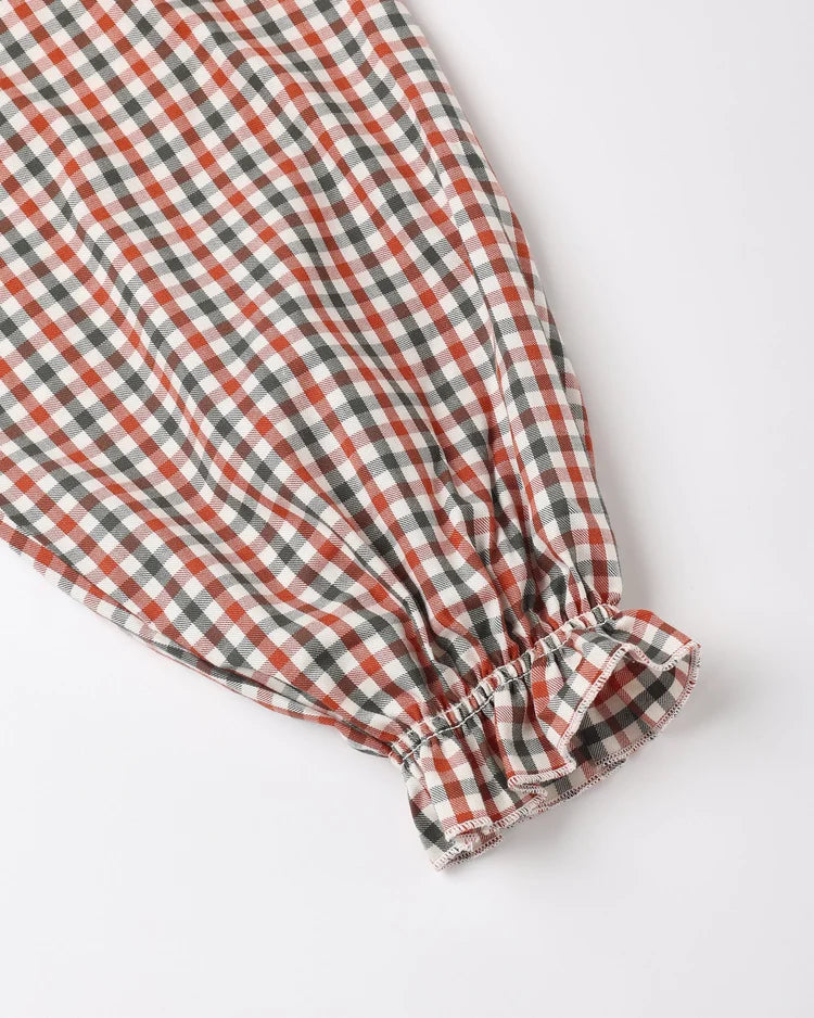 Girl's Nightgown | Holiday Gingham | Rylee & Cru