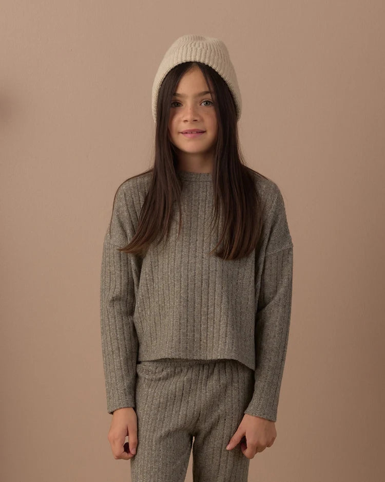 Cozy Rib Knit Set | Evergreen | Rylee & Cru