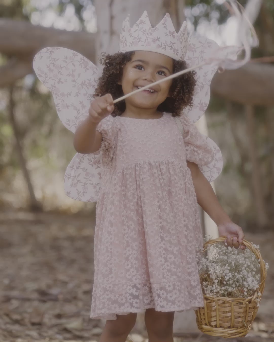 Luna Dress | Rose Embroidered Daisy | Noralee