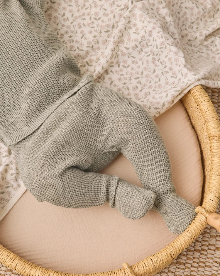 Footed Knit Pant | Laurel | Quincy Mae