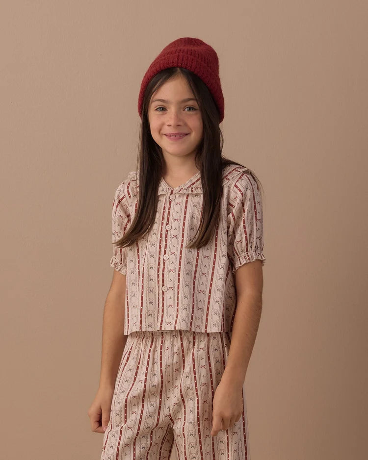 Ruffle Pajamas | Candy Cane Lane | Rylee & Cru