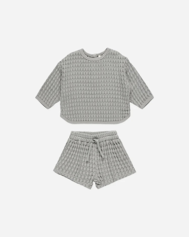 Flynn Set | Dusty Blue | Quincy Mae