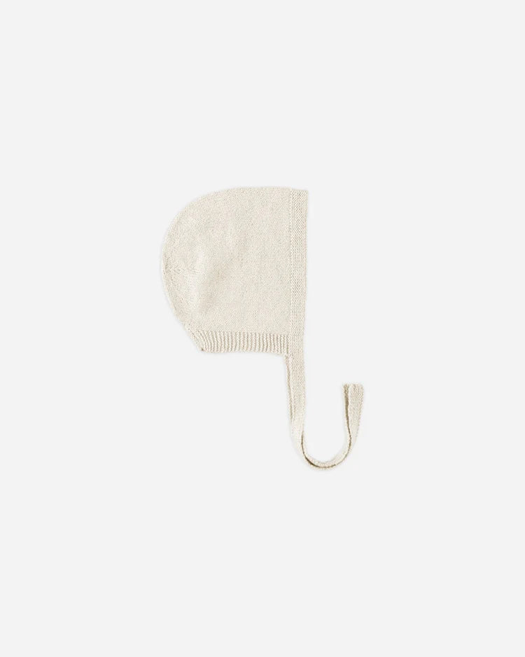 Knit Bonnet | Speckled Natural | Quincy Mae