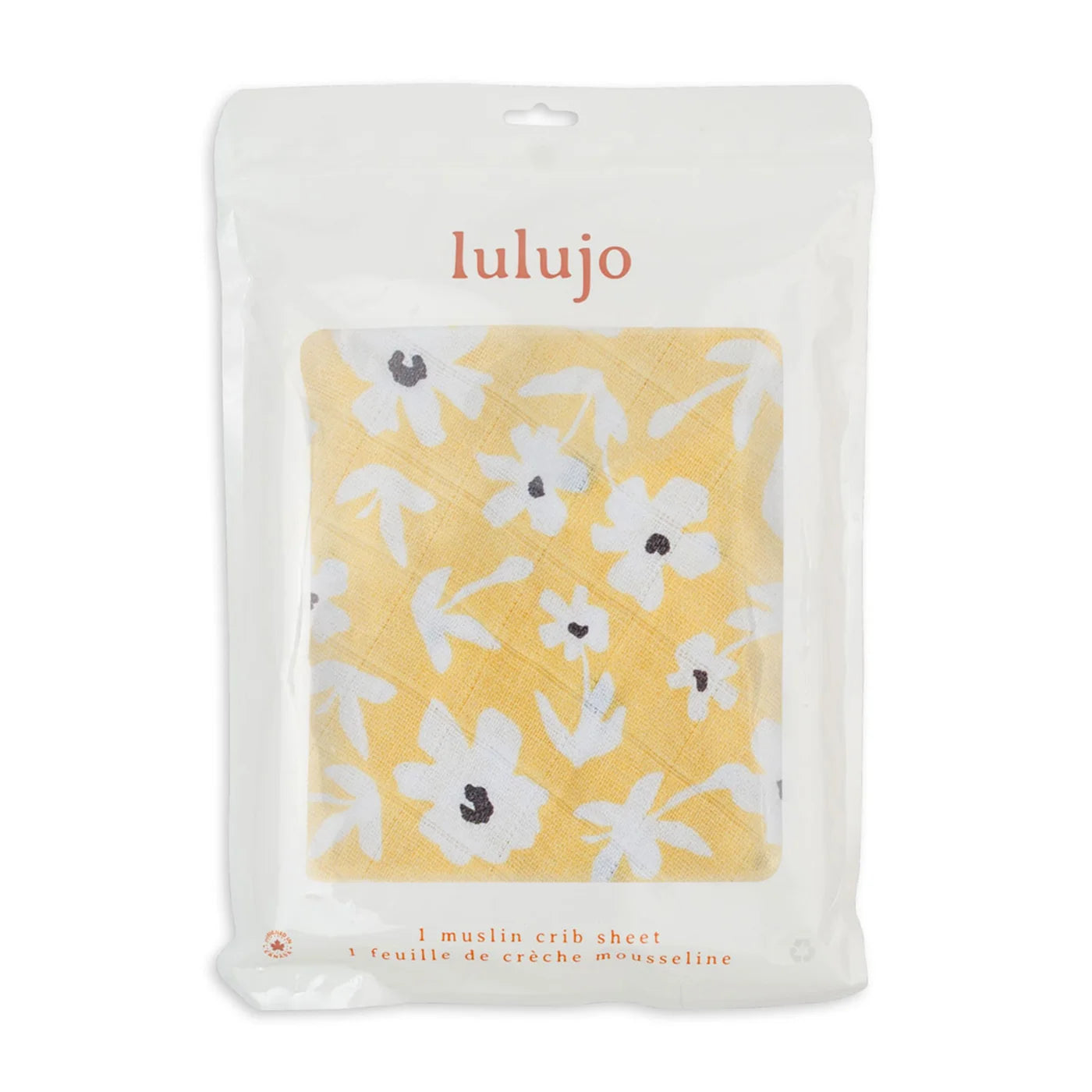 Crib Sheet - Boho - Yellow Wildflowers